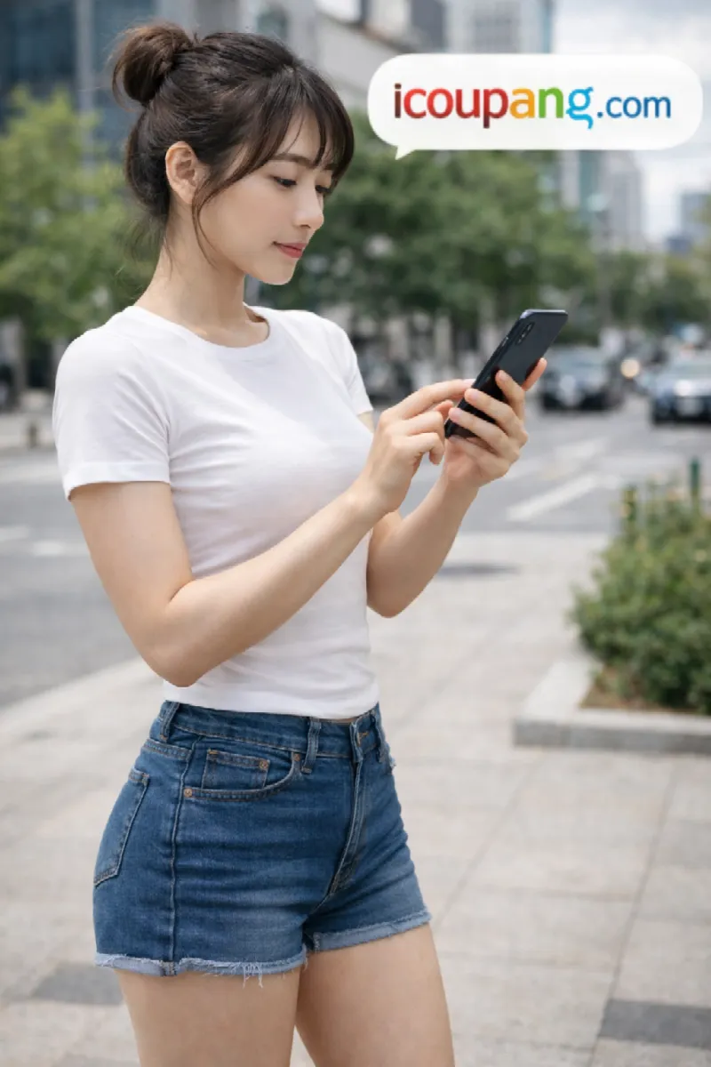 Woman using smartphone outdoors in city.png